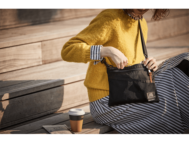 Gregory 經典斜背包 M 黑 2L SACOCHE 109457