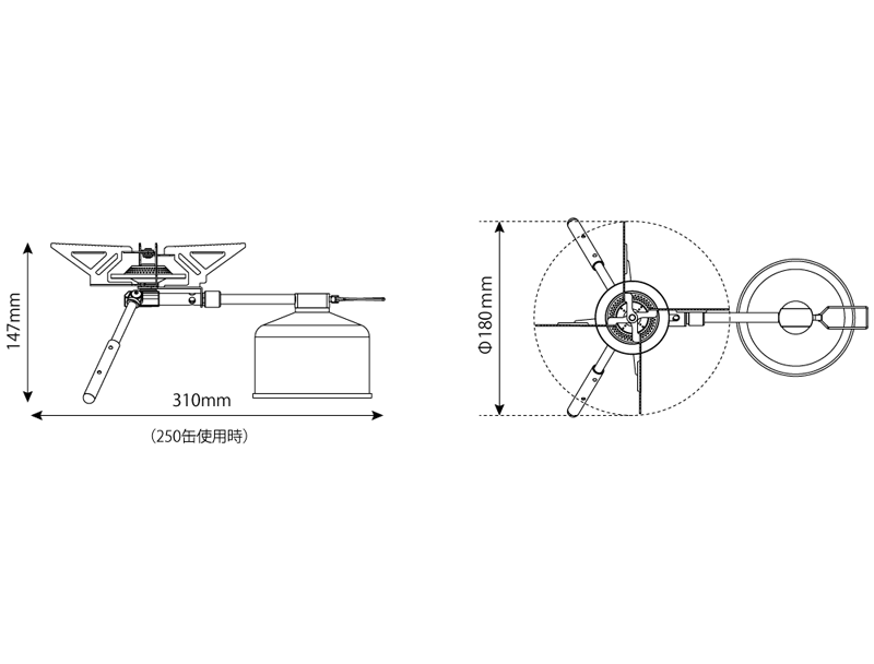 Snow Peak 安定爐 GS-370