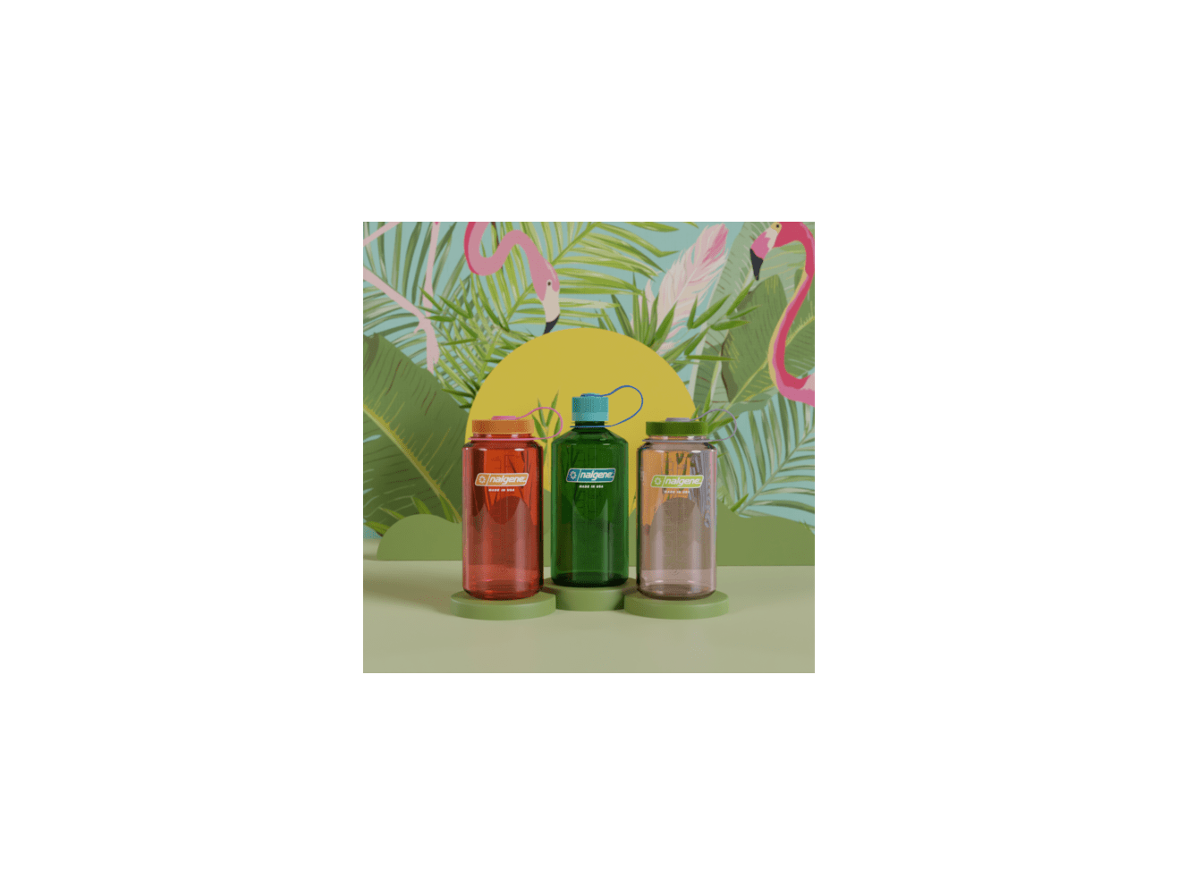 Nalgene水壼 Sustain 寬嘴水壼 1000ml 火鶴粉