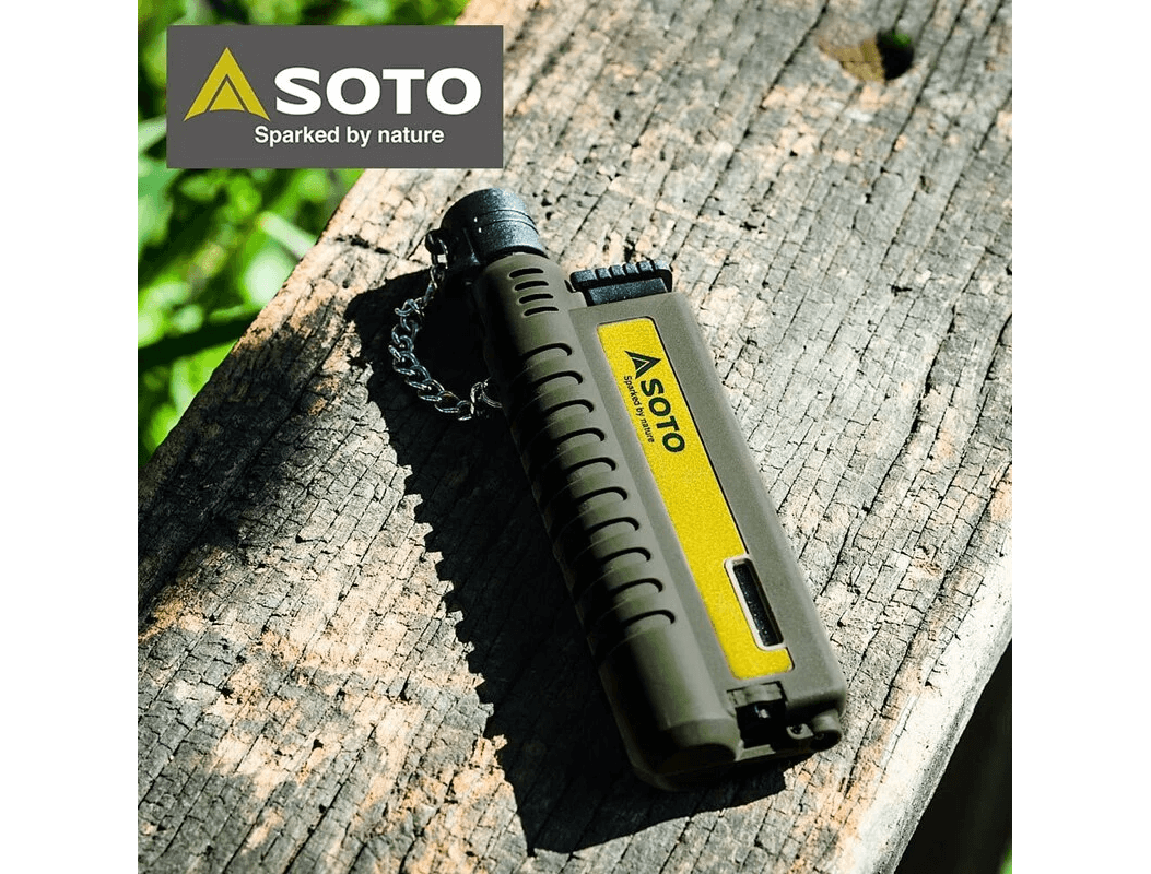 SOTO 伸縮防風點火器 軍綠 台灣限定色 ST-480CAG 日本製