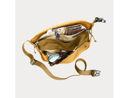 Deuter 輕量耐磨休閒旅遊腰包/斜肩包 棕黃 2L PASSWAY 3900023