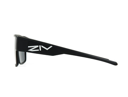 ZIV ELEGANT II external polarized sunglasses fog black square frame 107-S103023