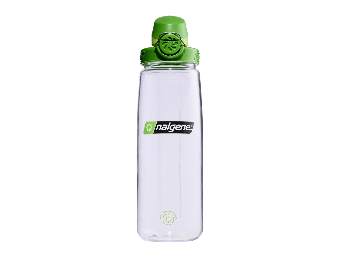 Nalgene Sustain OTF運動型水壼 650cc 透明/綠蓋