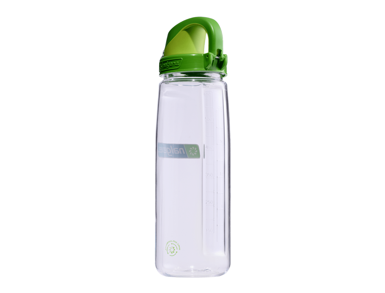 Nalgene Sustain OTF運動型水壼 650cc 透明/綠蓋