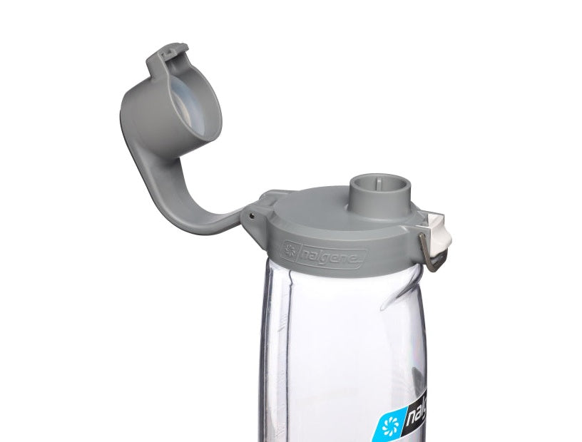 Nalgene Sustain OTF Sports Bottle 650ml Clear/Green Cap