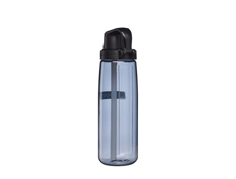 Nalgene水壼 Straw Bottle 吸管水壼 650ml 煙霧灰/黑蓋