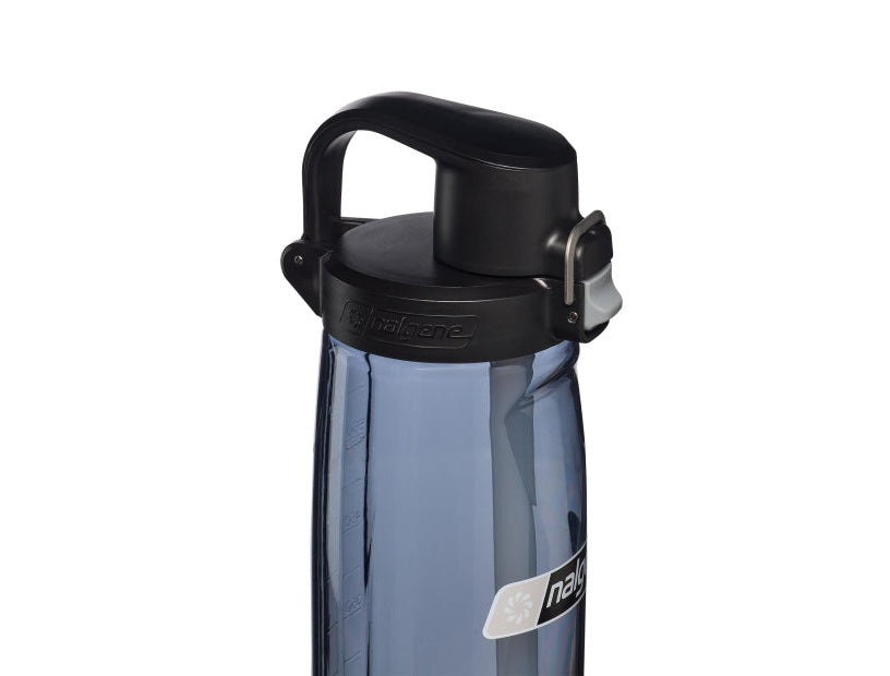 Nalgene水壼 Straw Bottle 吸管水壼 650ml 煙霧灰/黑蓋