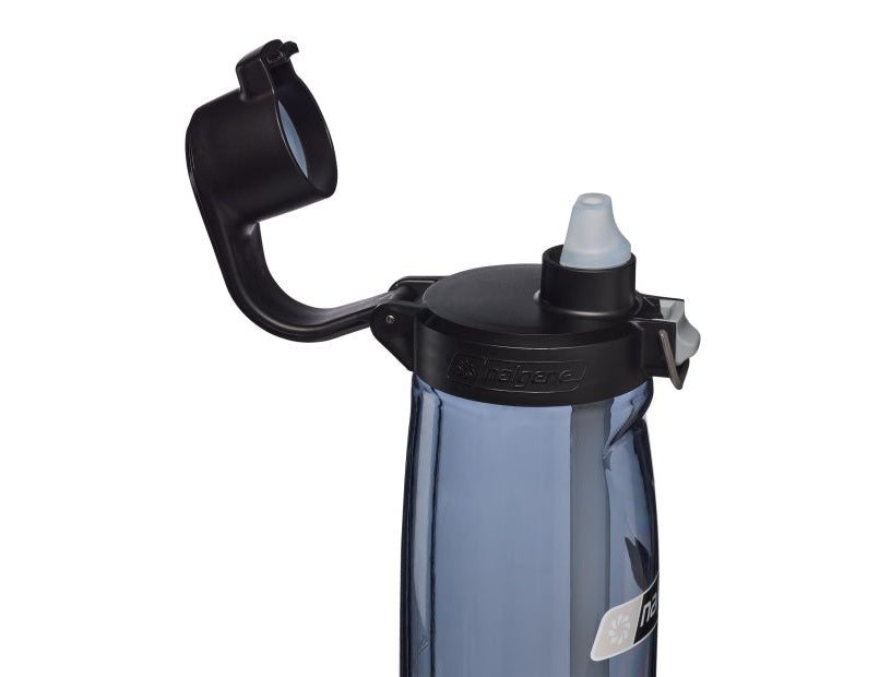 Nalgene水壼 Straw Bottle 吸管水壼 650ml 煙霧灰/黑蓋