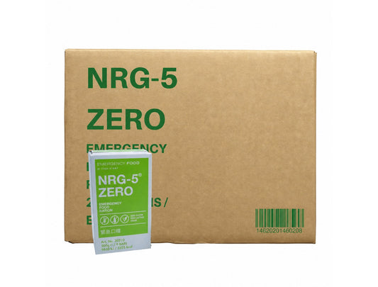 NRG-5 ZERO 德國製軍糧 | 戰備口糧 | 緊急口糧 | 防災糧食儲備 一箱/24盒