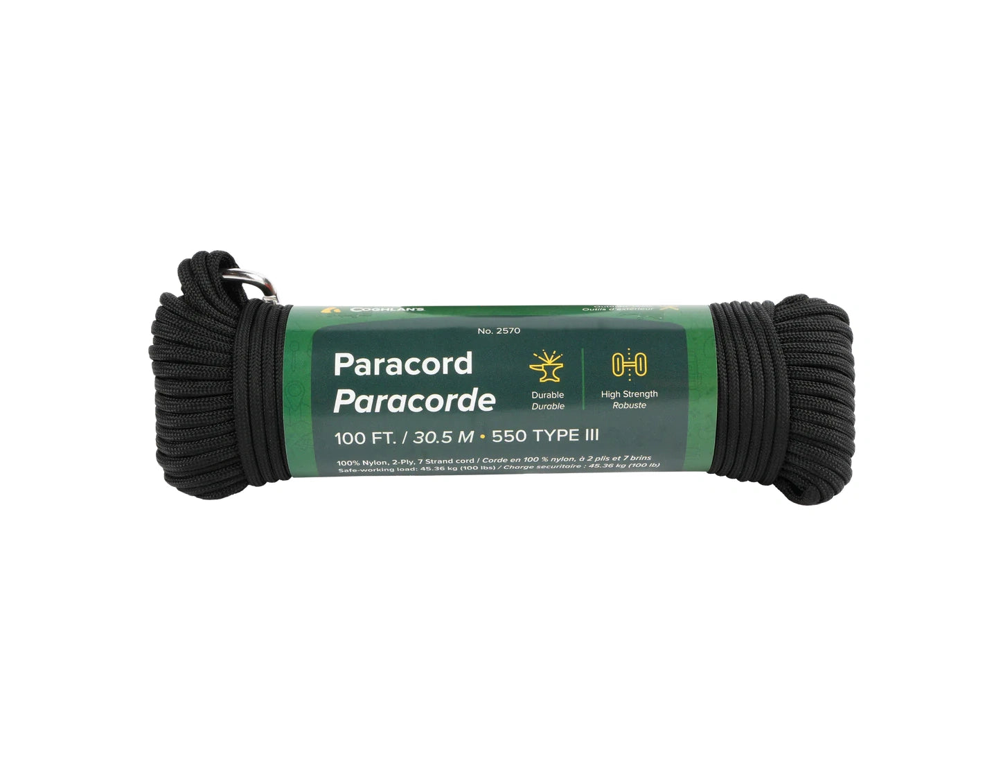 COGHLAN'S 傘繩 100英尺