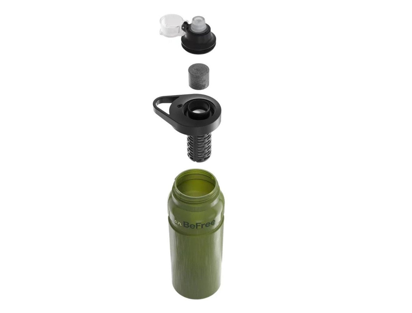 KATADYN 淨水設備 淨水壺 Bottle 0.7L-橄欖綠 BeFree AC Bottle 0.7L Green mabuvalley