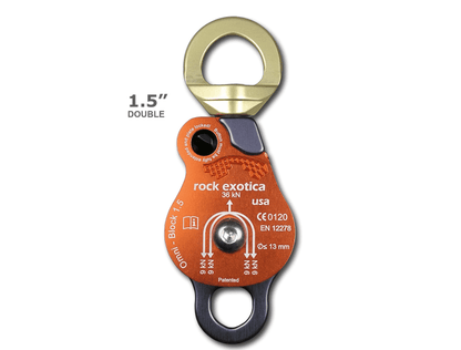 Rock Exotica Omni-Block Double Pulley 萬向轉軸雙滑輪 1.5吋