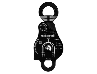 Rock Exotica Omni-Block Double Pulley 萬向轉軸雙滑輪 2吋