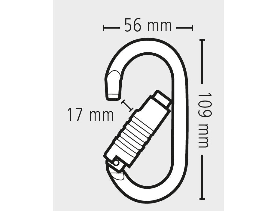 BEAL O'SMITH 3-MATIC 鋼製O型三段自動上鎖鉤環