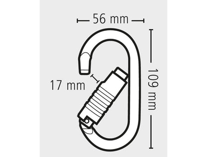 BEAL O'SMITH 3-MATIC 鋼製O型三段自動上鎖鉤環