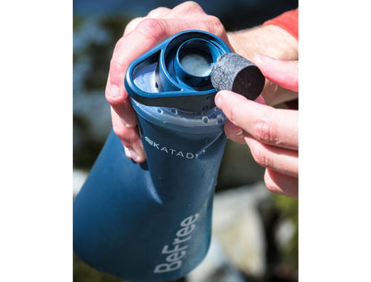 KATADYN 淨水設備 BeFree AC 個人隨身濾水器 0.5L 岩石藍 BeFree AC Filter 0.5L Slate Blue mabuvalley