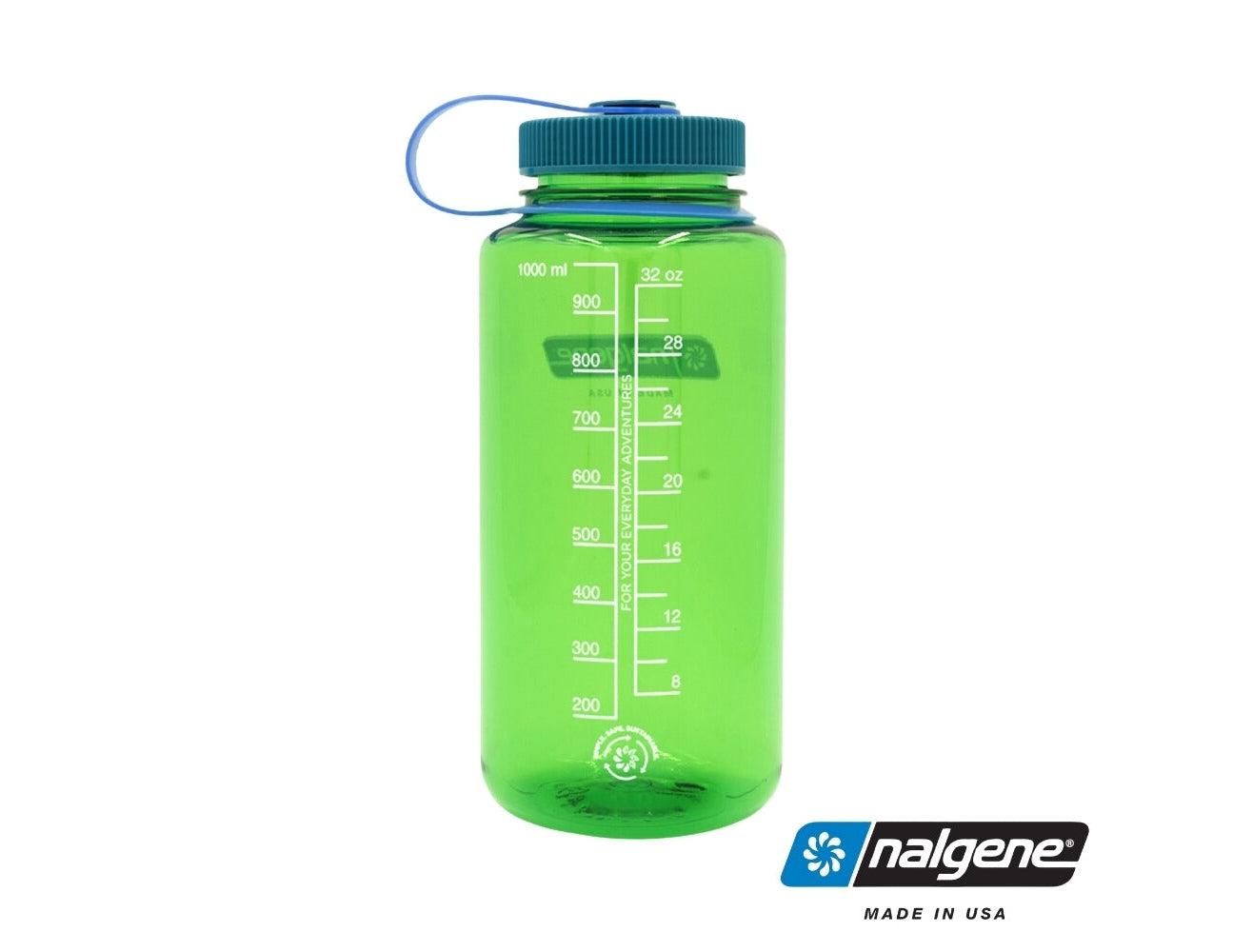 Nalgene Sustain 寬嘴水壼 1000cc 鸚鵡綠