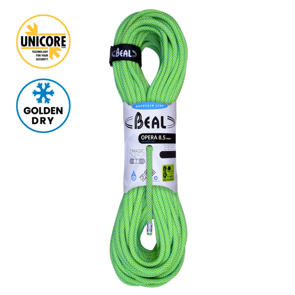 BEAL OPERA 8.5 mm 動力繩 UNICORE - GOLDEN DRY mabuvalley