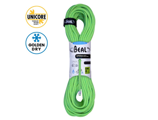BEAL OPERA 8.5 mm 動力繩 UNICORE - GOLDEN DRY mabuvalley