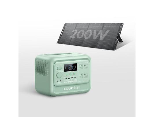 [套裝組] BLUETTI 1800W 電吉拉mini 行動電站 + Rocket 200W 太陽能充電板