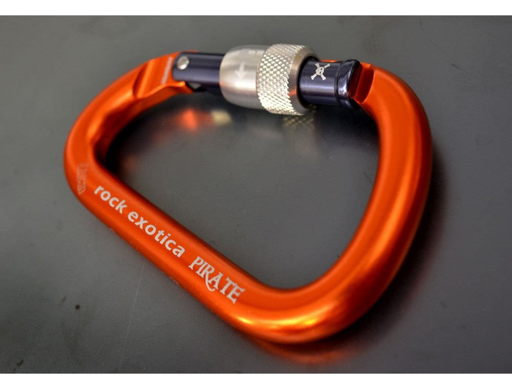 Rock Exotica Pirate Screw-Lock HMS 梨形手動螺旋鎖鉤環