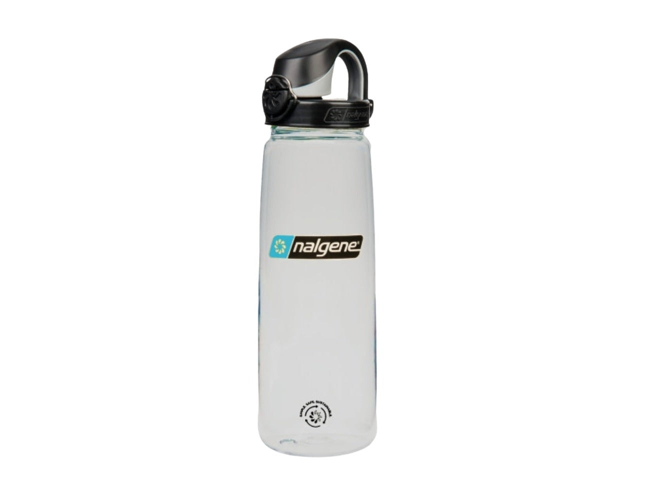 Nalgene Sustain OTF運動型水壼 650cc 透明/黑蓋