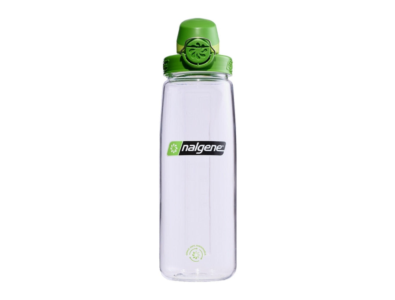 Nalgene Sustain OTF運動型水壼 650cc 透明/綠蓋