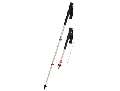 KOMPERDELL EXPLORER COMPACT POWERLOCK 1742313-10 鈦金強力鎖定登山杖 120cm/220g