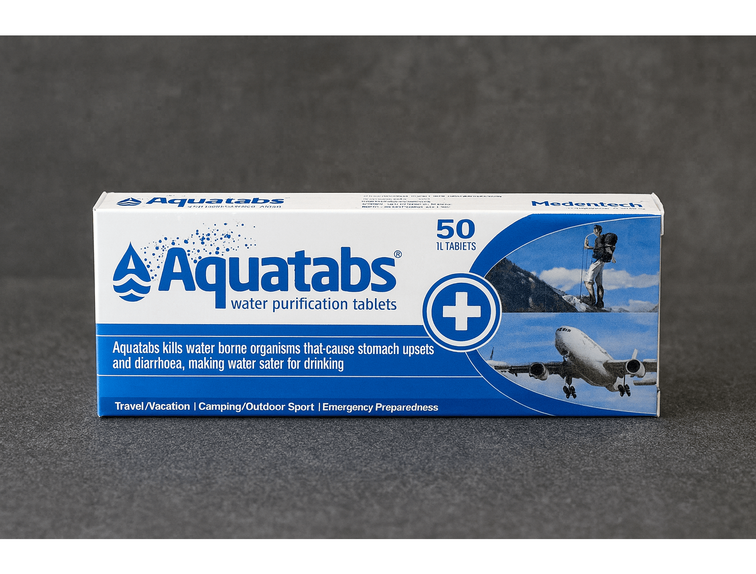 Aquatabs 淨水錠 50 Tablets mabuvalley