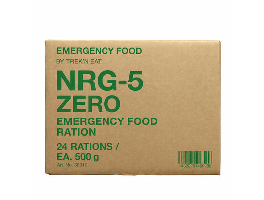NRG-5 ZERO 德國製軍糧 | 戰備口糧 | 緊急口糧 | 防災糧食儲備 一箱/24盒