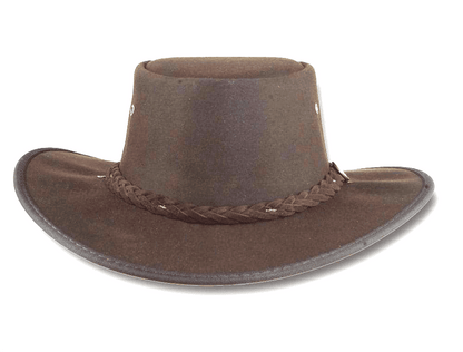 BARMAH HATS 1050BR 巴馬帽 澳洲經典帆布牛仔帽/圓盤帽 棕色 mabuvalley