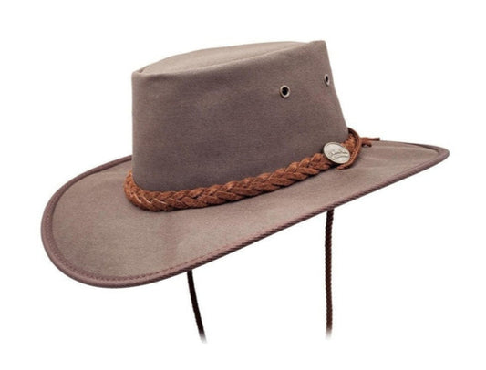 BARMAH HATS 1050BR 巴馬帽 澳洲經典帆布牛仔帽/圓盤帽 棕色 mabuvalley