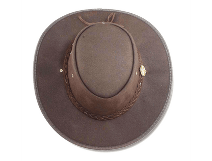 BARMAH HATS 1050BR 巴馬帽 澳洲經典帆布牛仔帽/圓盤帽 棕色 mabuvalley