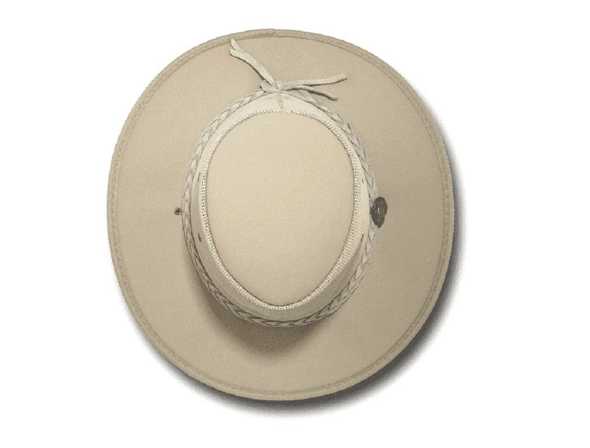 BARMAH HATS 1057BE 巴馬帽 澳洲經典帆布牛仔帽/圓盤帽 米色 mabuvalley