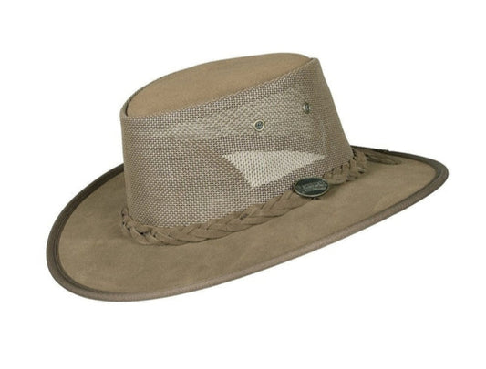 BARMAH HATS 1064RB 巴馬帽 澳洲經典皮革牛仔帽/圓盤帽 栗棕色 mabuvalley