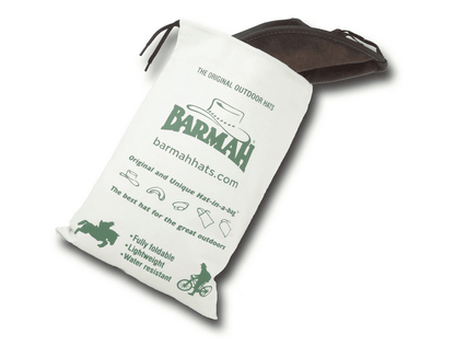 BARMAH HATS 1064RB 巴馬帽 澳洲經典皮革牛仔帽/圓盤帽 栗棕色 mabuvalley