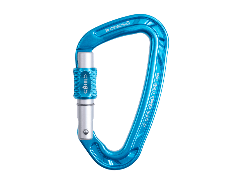 BEAL BE QUICK SCREW 鋁合金梨型有鎖鉤環 mabuvalley