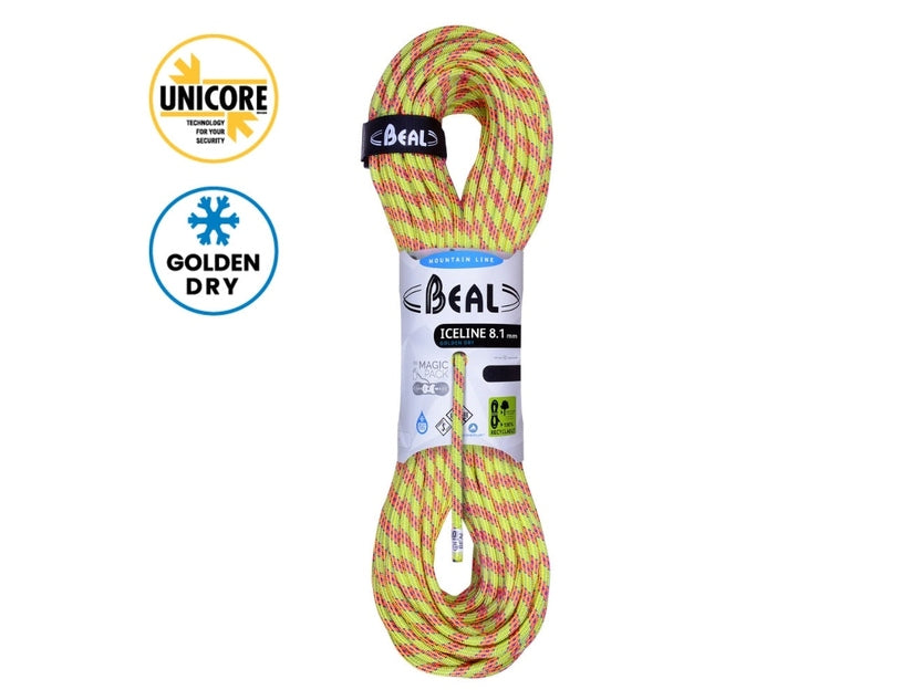 BEAL ICE LINE 8.1mm 動力繩 GOLDEN DRY mabuvalley