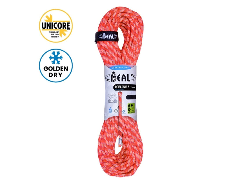 BEAL ICE LINE 8.1mm 動力繩 GOLDEN DRY mabuvalley