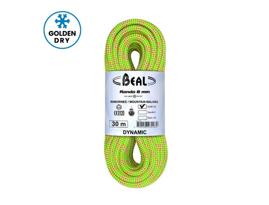 BEAL RANDO 8mm 動力繩 GOLDEN DRY mabuvalley