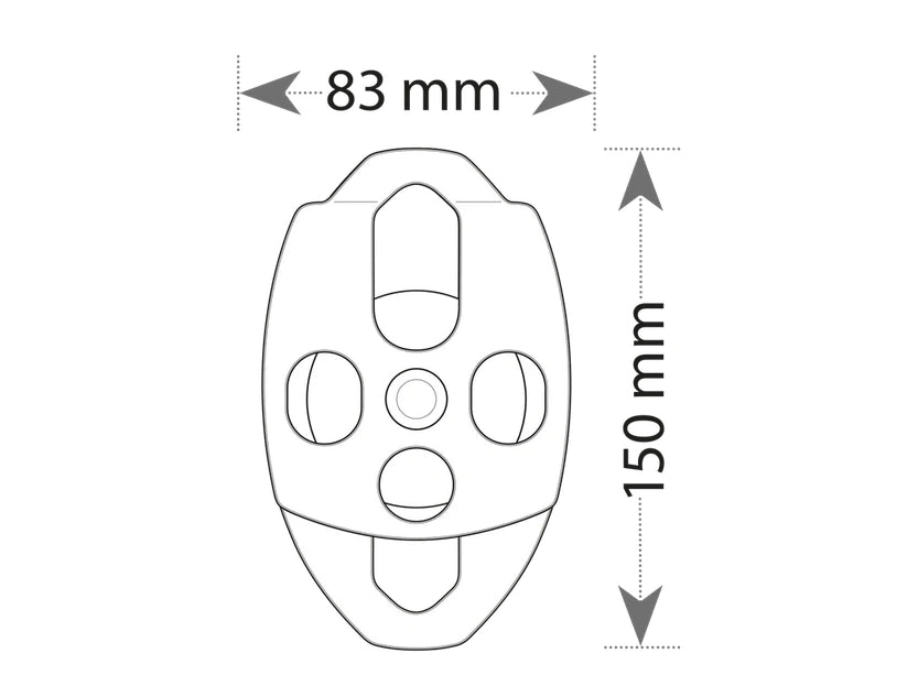 BEAL TRANSF'AIR 2 B 側擺式大雙滑輪 滾珠承軸 mabuvalley