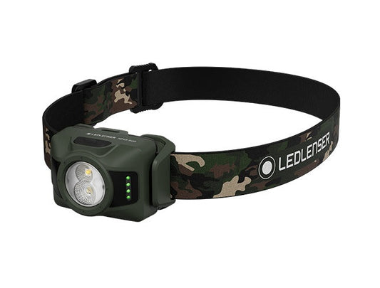 LEDLENSER HF4R RGB 充電式頭燈 | 雙電源、三色輔助燈