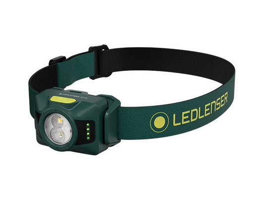 LEDLENSER HF4R 充電式頭燈-森林綠 | 雙電源