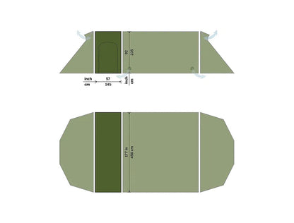 HILLEBERG Stalon XL Extension 史特龍延伸帳組件 mabuvalley