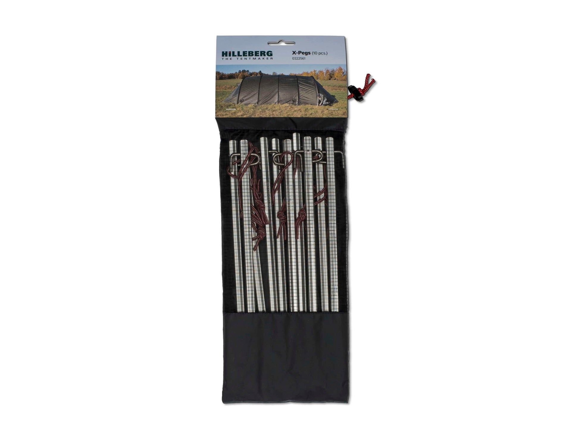 HILLEBERG X-Peg Tent Stakes Set (10 pcs)