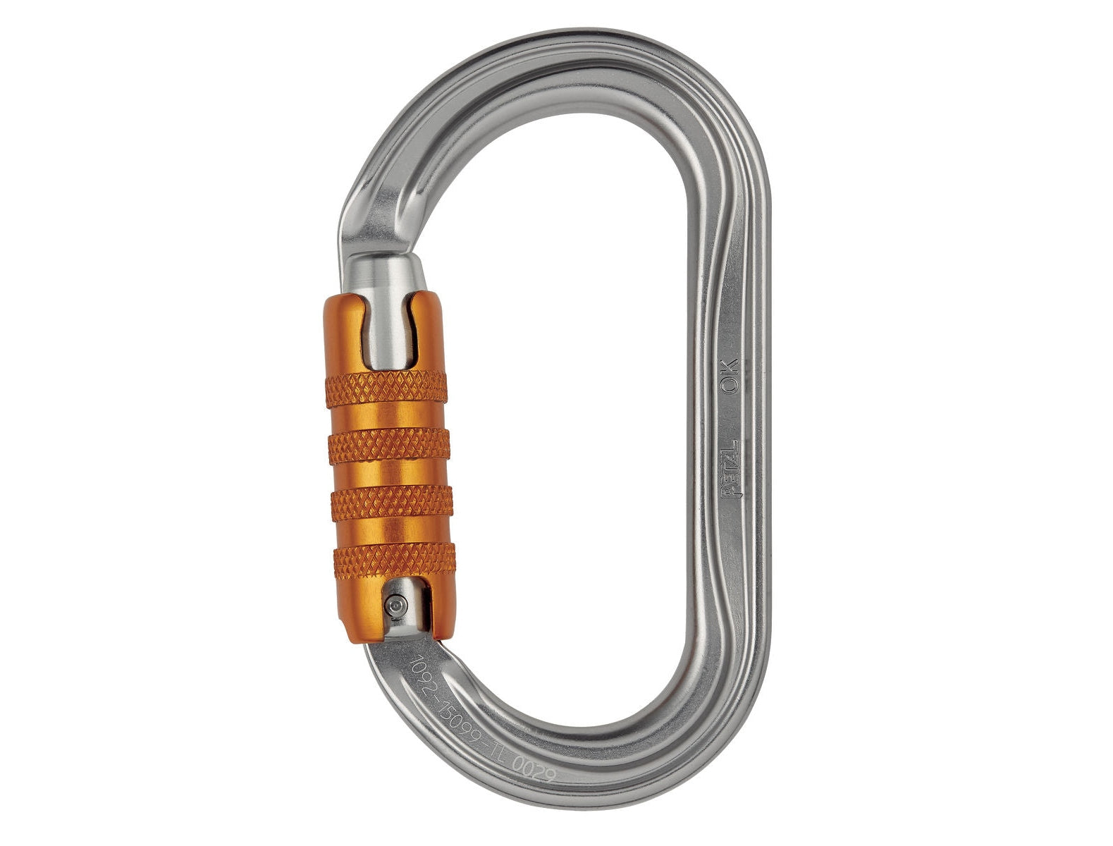 PETZL OK TRIACT-LOCK 鋁合金O型三段自動上鎖鉤環