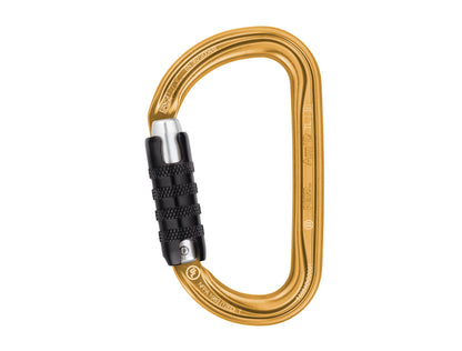 PETZL Am`D TRIACT-LOCK 鋁合金D型三段自動上鎖鉤環