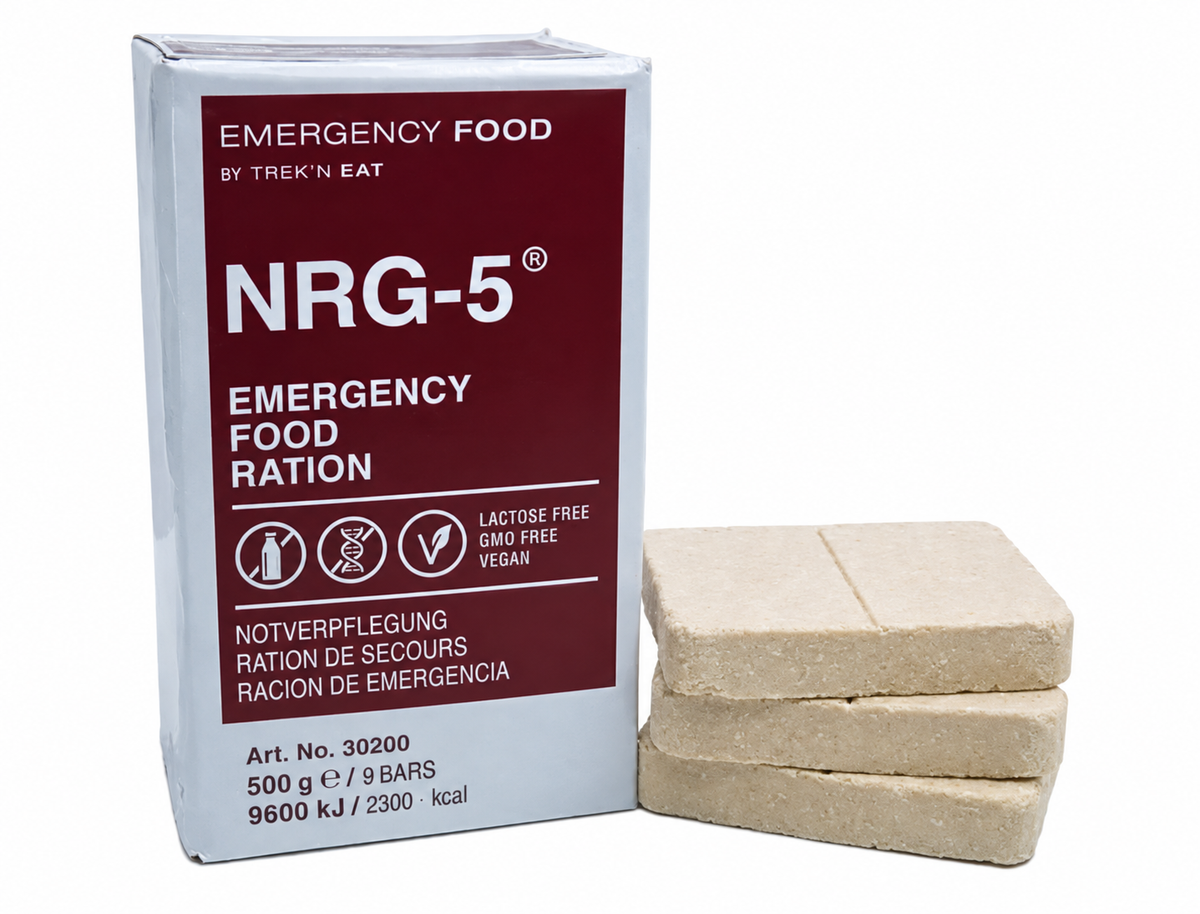 NRG-5 德國製緊急口糧包裝與口糧