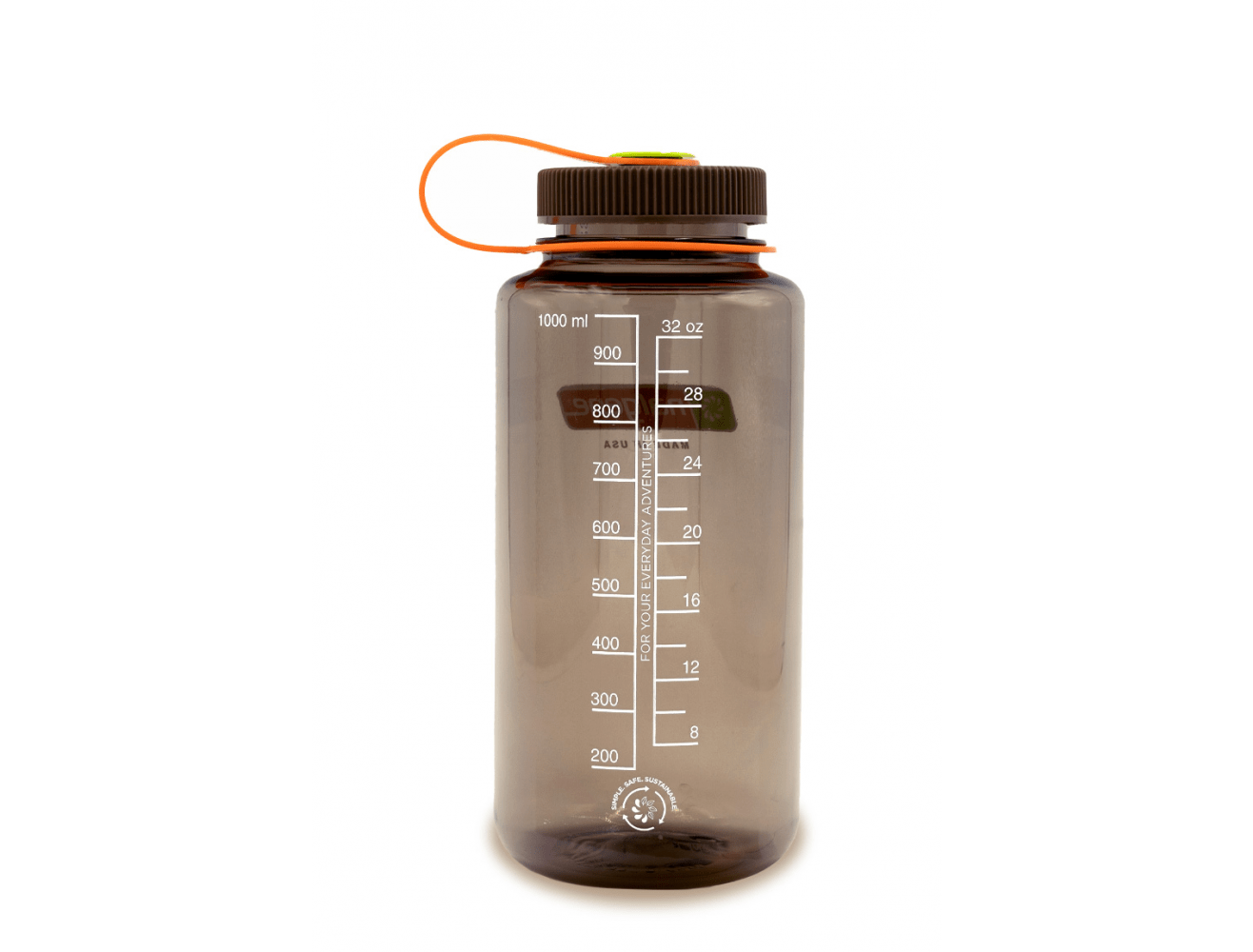 Nalgene水壼 Sustain 寬嘴水壼 1000ml 木柴 mabuvalley