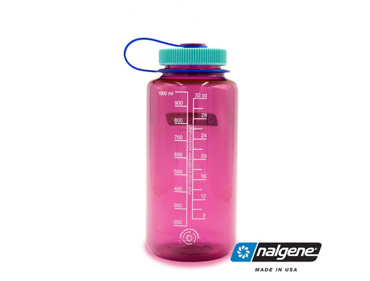 Nalgene水壼 Sustain 寬嘴水壼 1000ml 電洋紅 mabuvalley